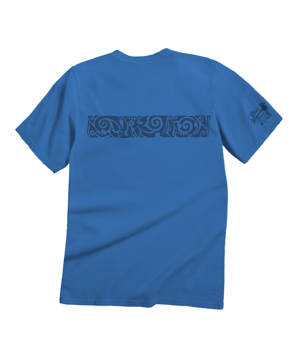 Koa Band - Blue Hawaii Dyed Short Sleeve Crewneck T-Shirt