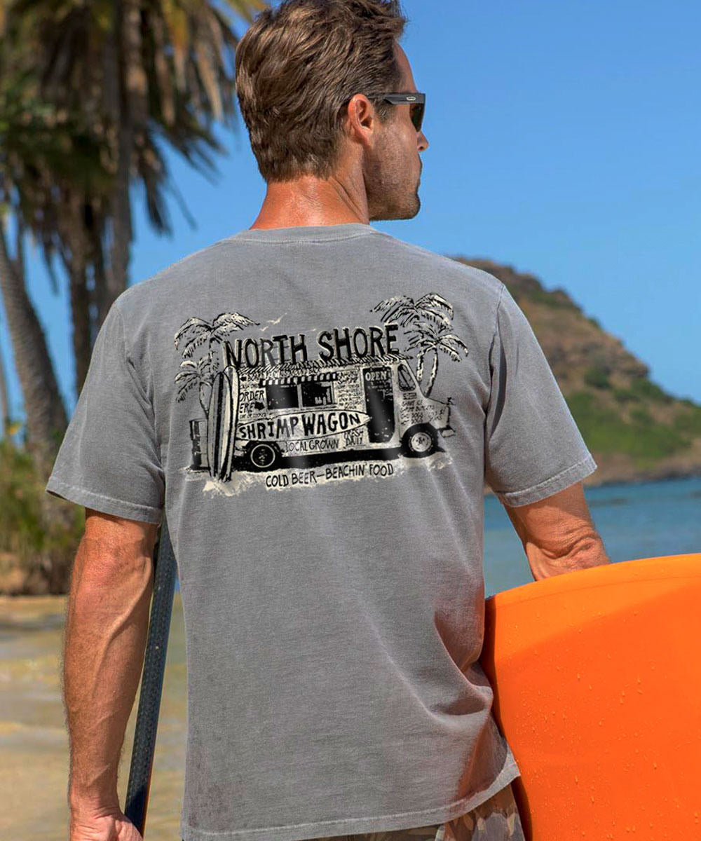 Shrimp Wagon - Crater Dyed® Short Sleeve Crewneck T-Shirt