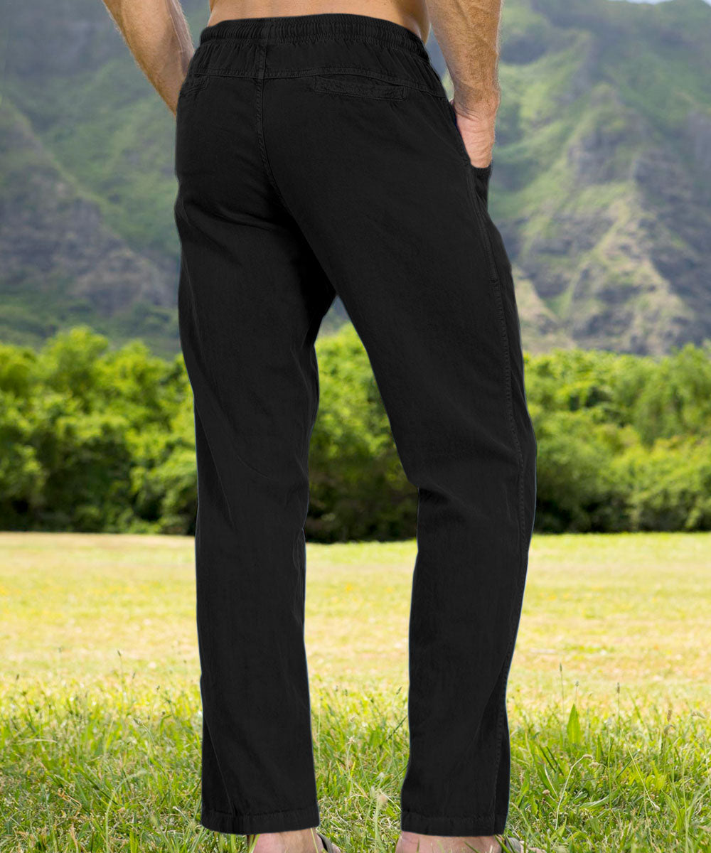Black Twill Pants