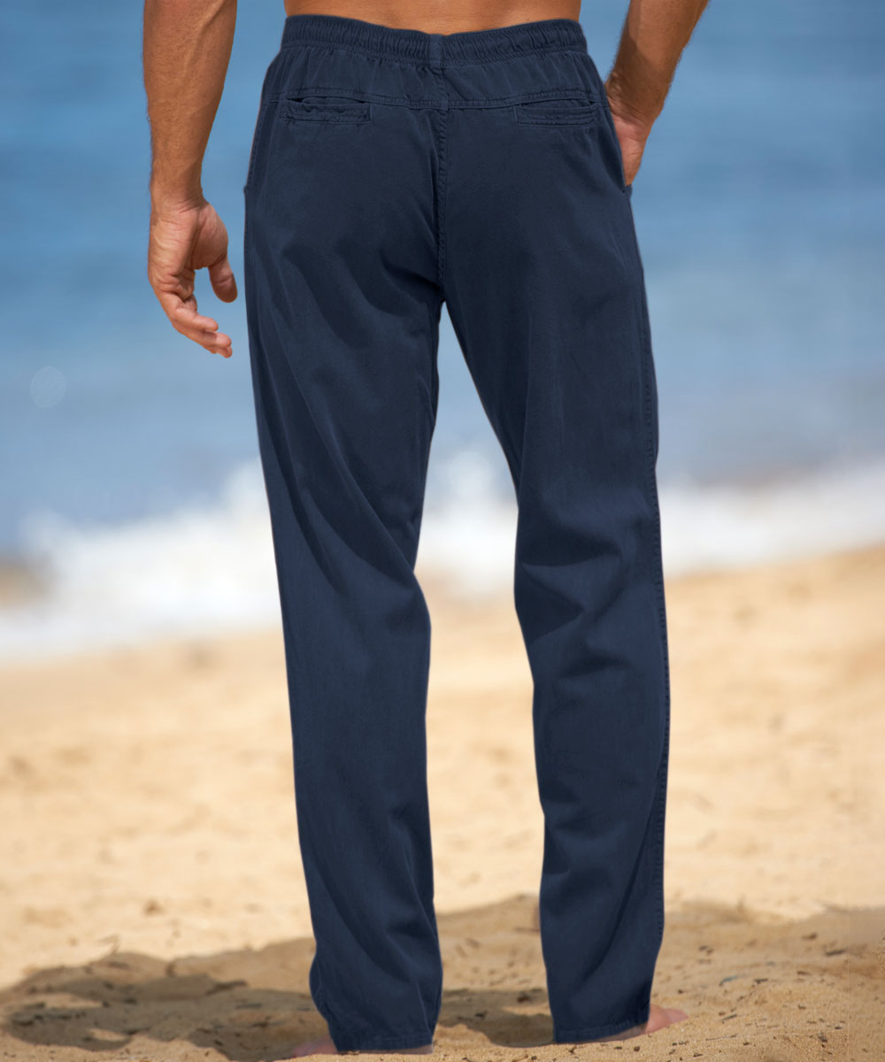 Navy Twill Pants