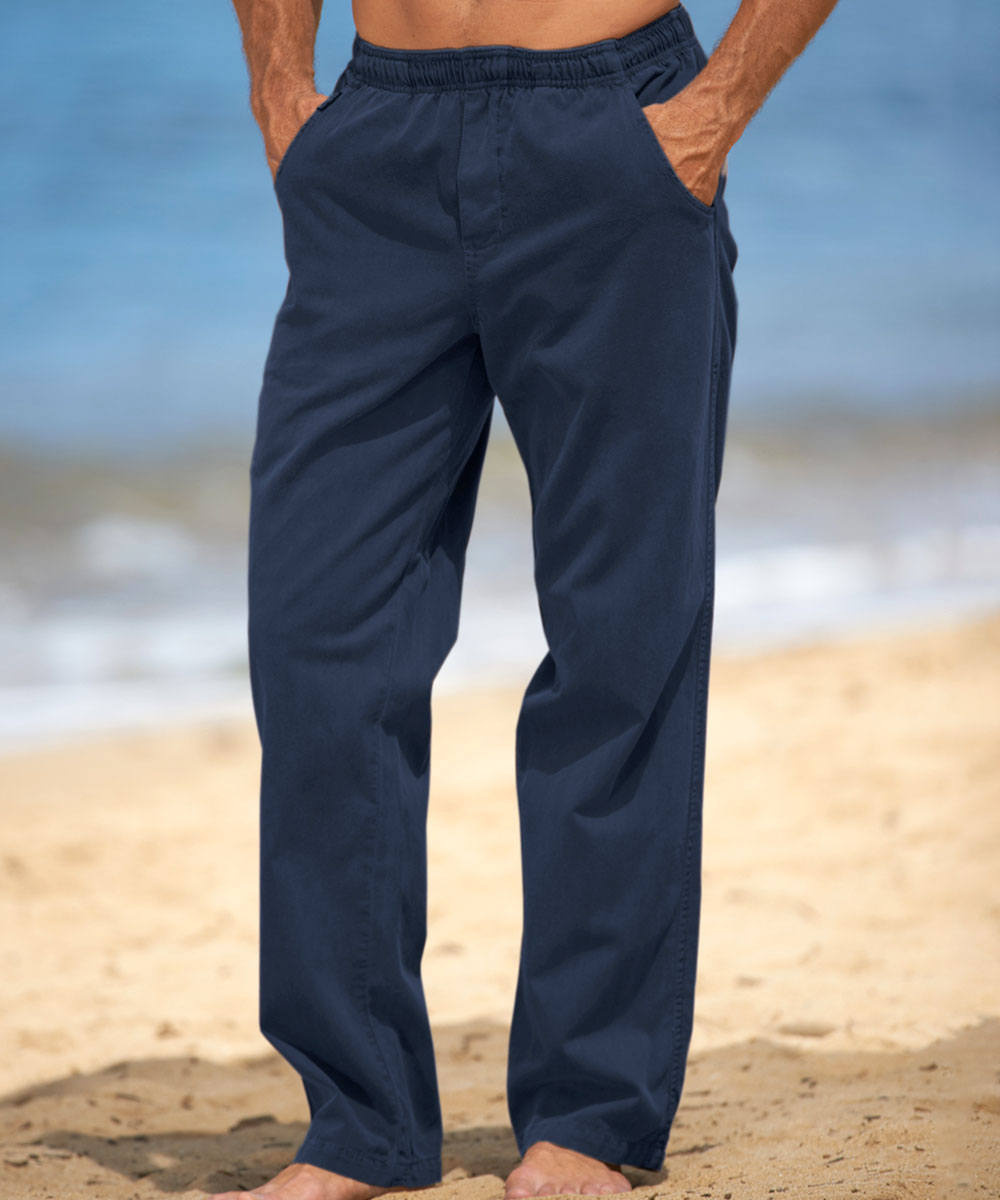 Navy Twill Pants