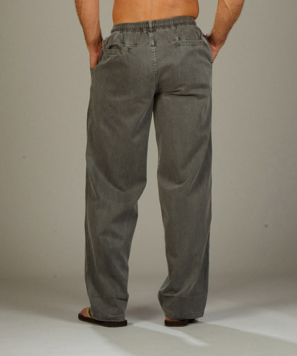 man wearing grey pants.