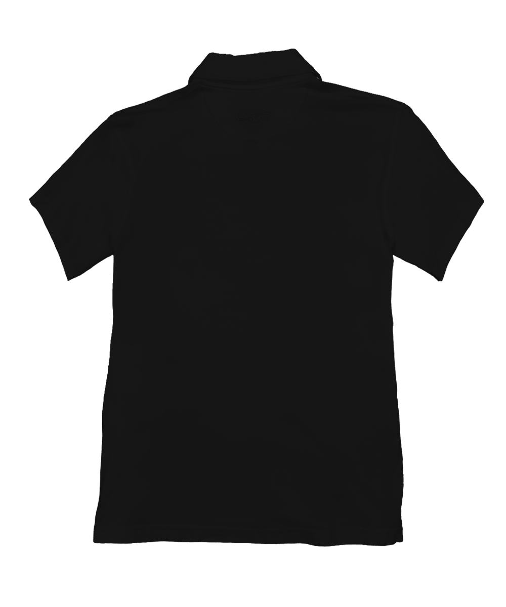 Shark Fest - Jet Black Short Sleeve Pima Polo