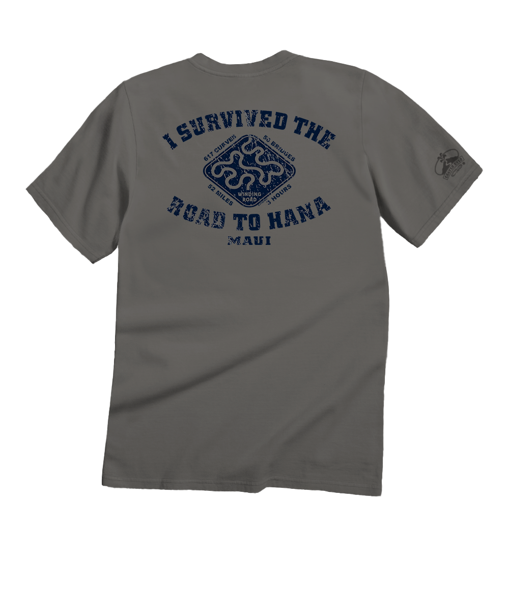 Survived Hana Road - Crater Dyed® Short Sleeve Crewneck T-Shirt