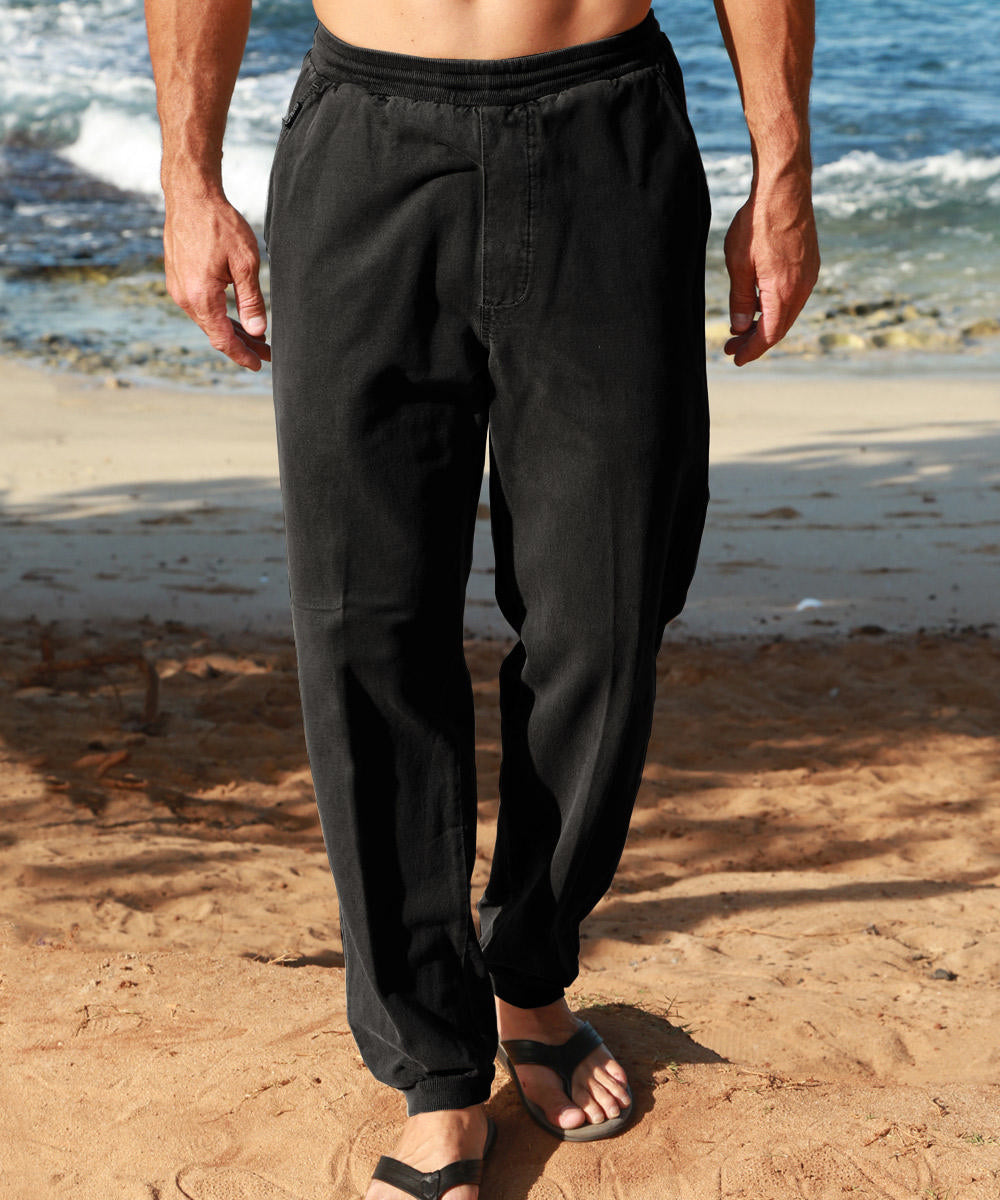 Black Canton Pants