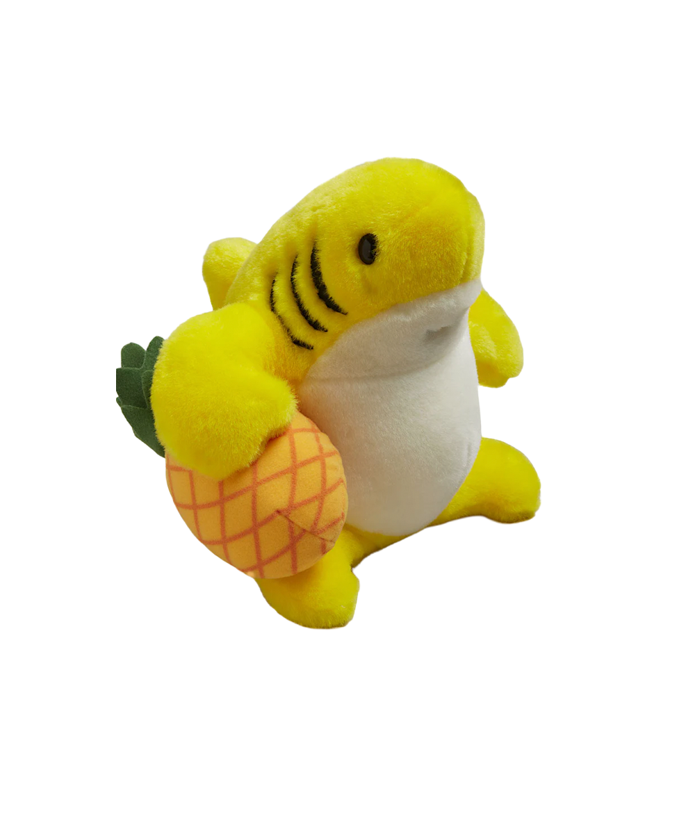 Small Sharka™ Pineapple Plush Toy By Artist Desmond Dano