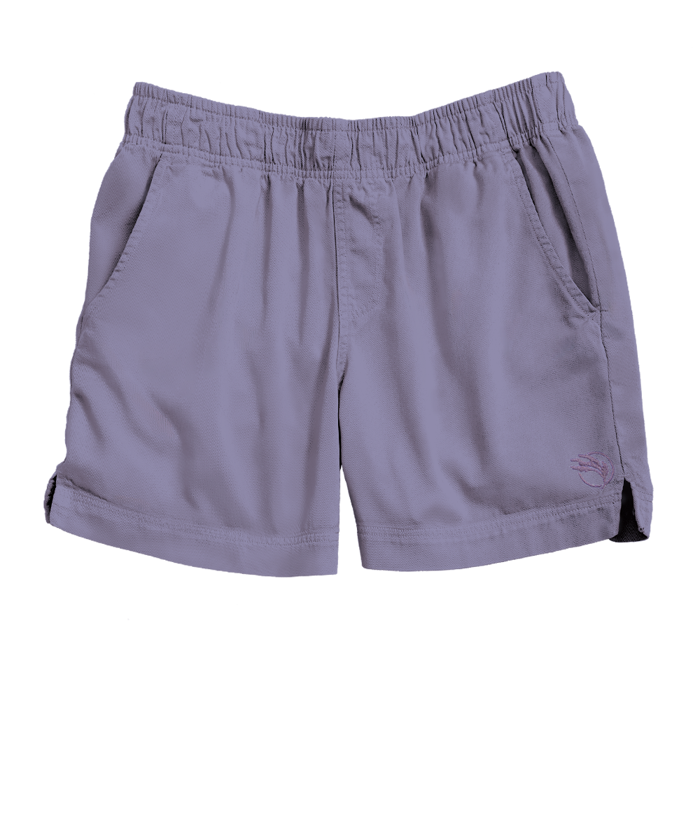Shoreline Style Lavender Dyed Women's Twill Shorts