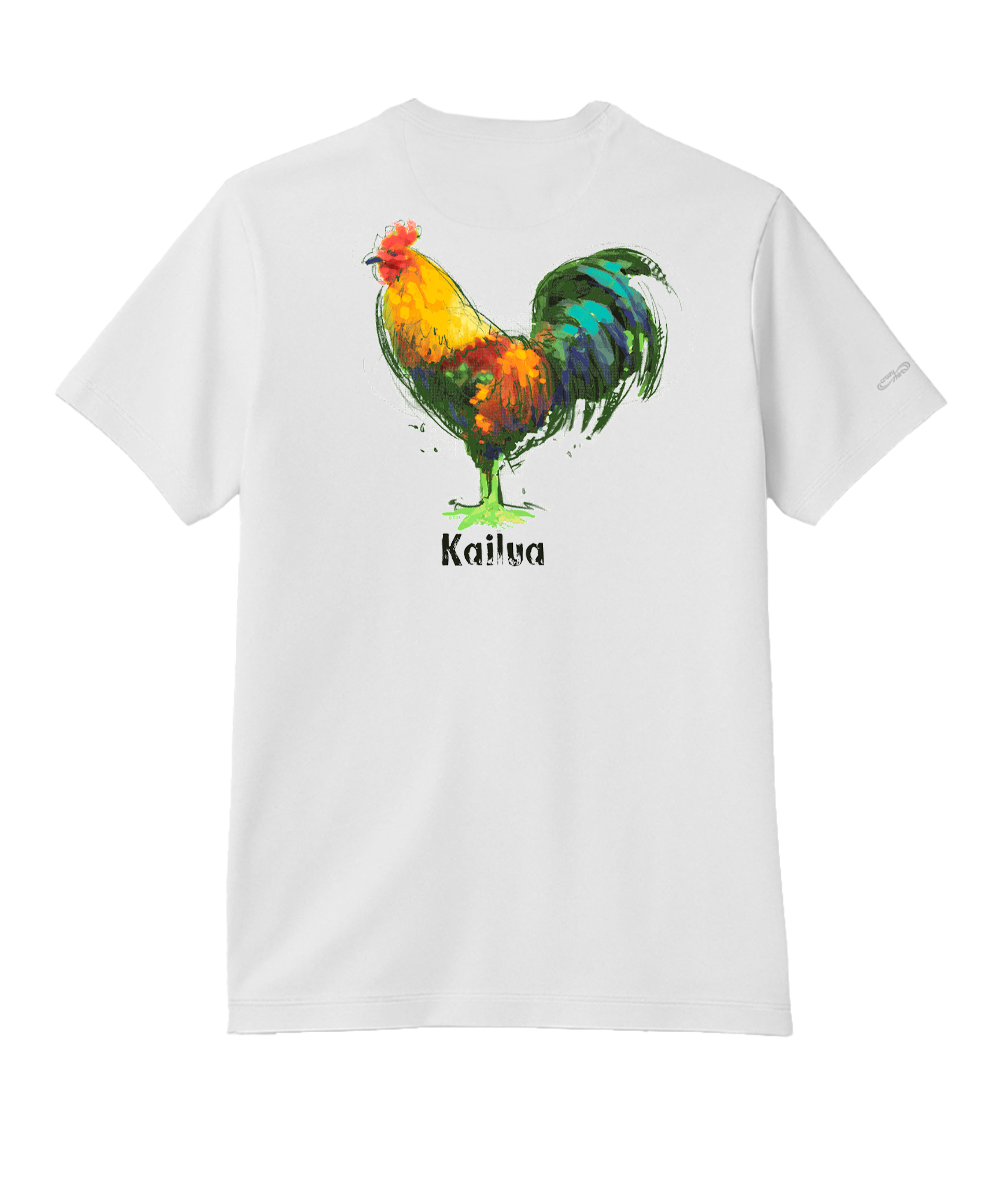 Chicken Scratch - White Short Sleeve Pima T-Shirt