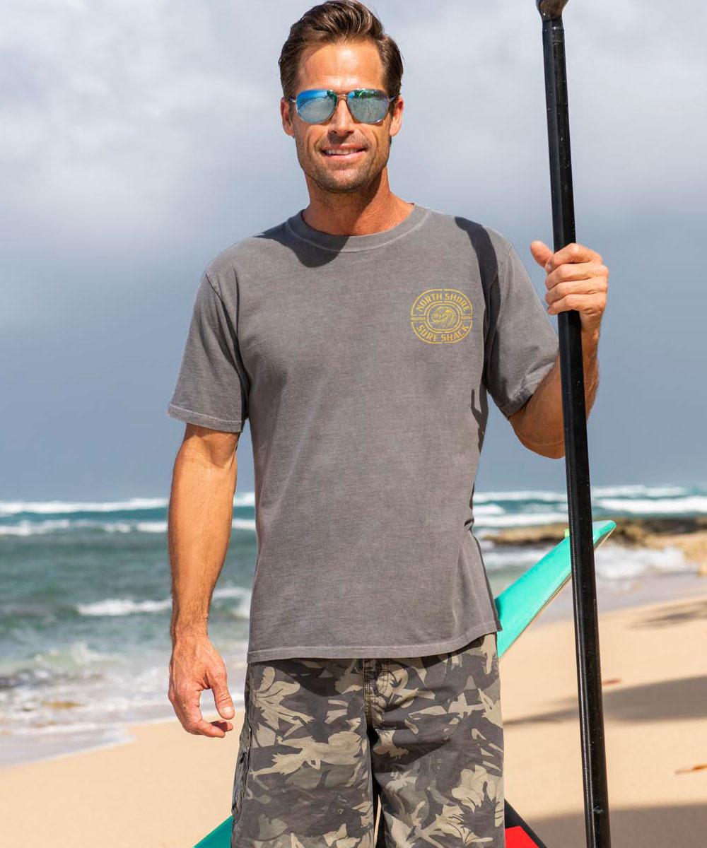 North Shore Surf Shack - Crater Dyed® Short Sleeve Crewneck T-Shirt