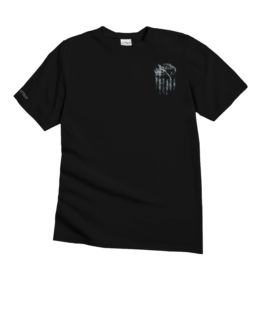 United Eagle - Black Short Sleeve Crewneck T-Shirt