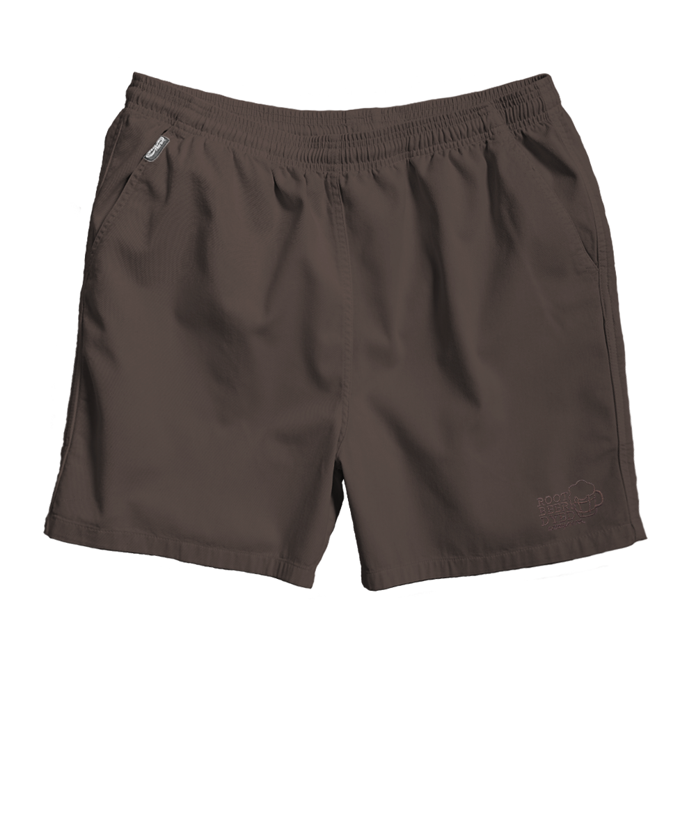 Root Beer Dyed Crazyshorts® Twill Shorts