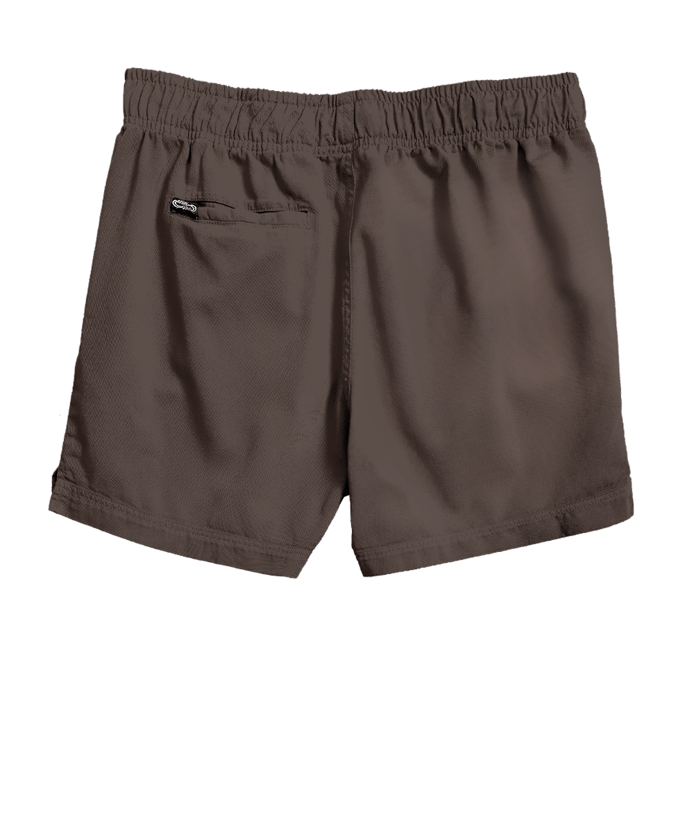 Root Beer Dyed Shoreline Twill Shorts