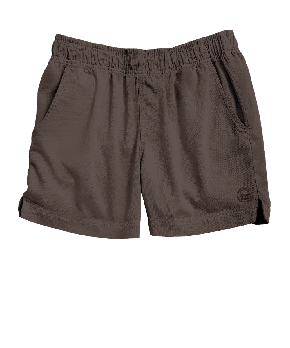 Root Beer Dyed Shoreline Twill Shorts