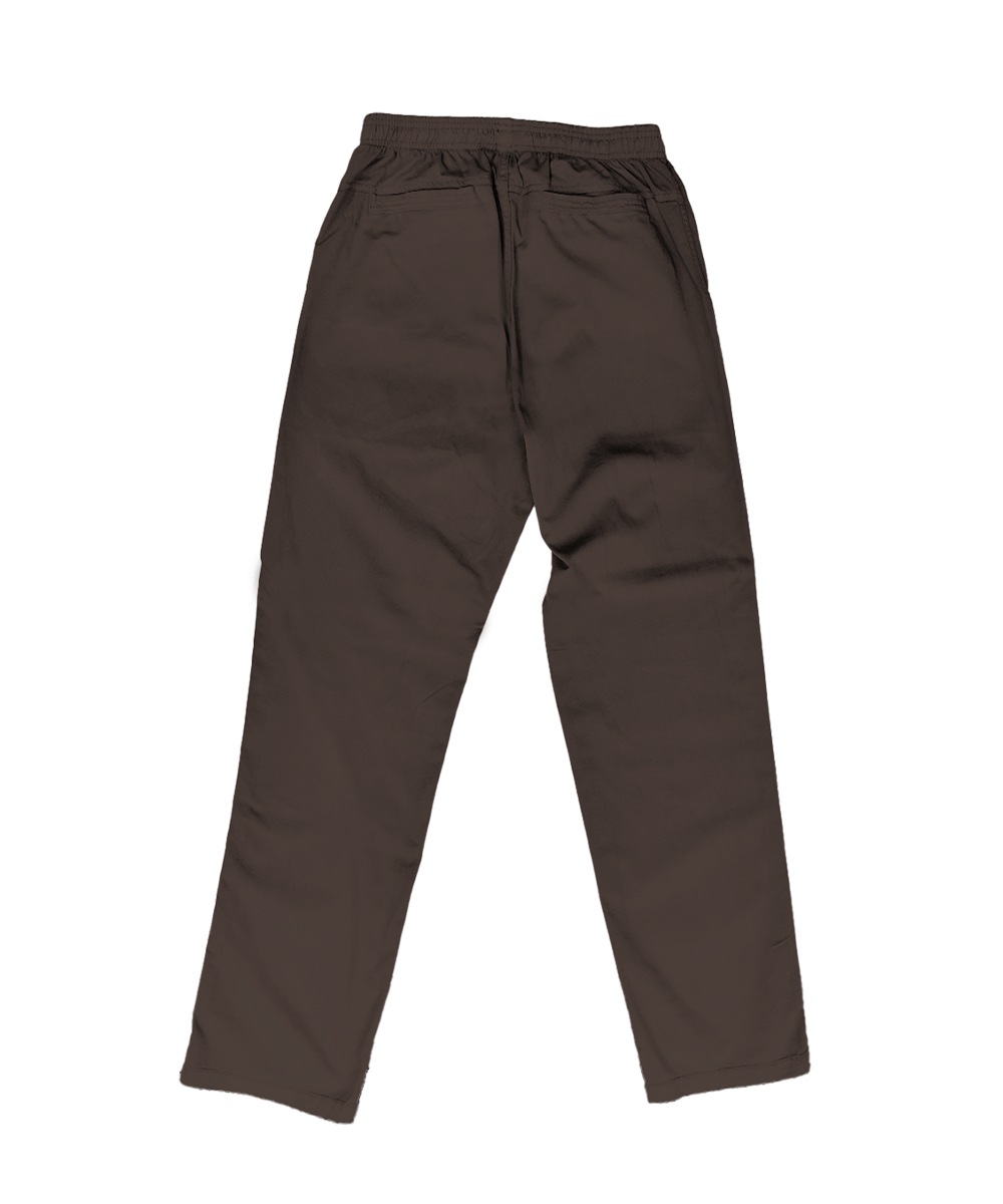 Root Beer Dyed Twill Pants