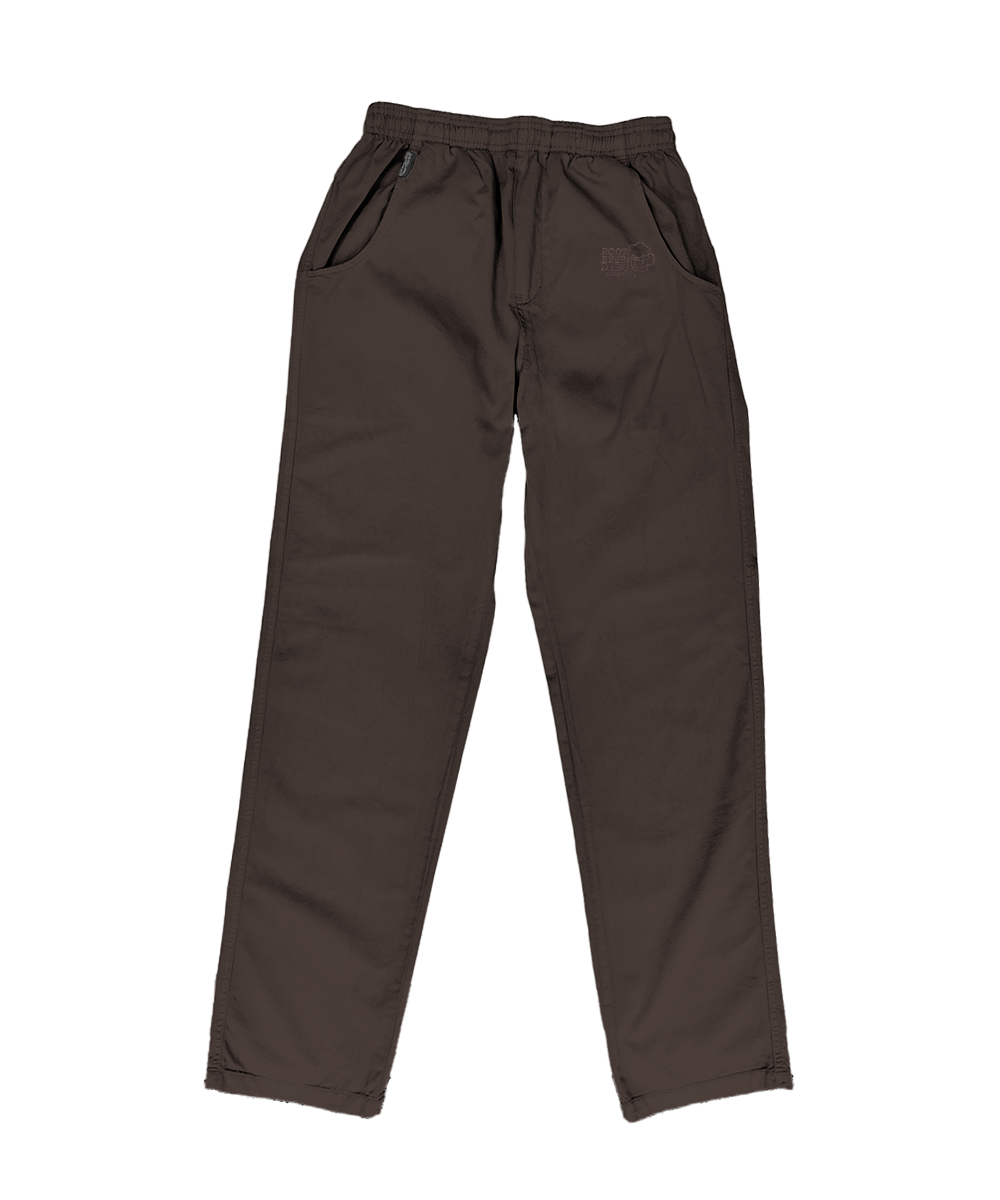 Root Beer Dyed Twill Pants