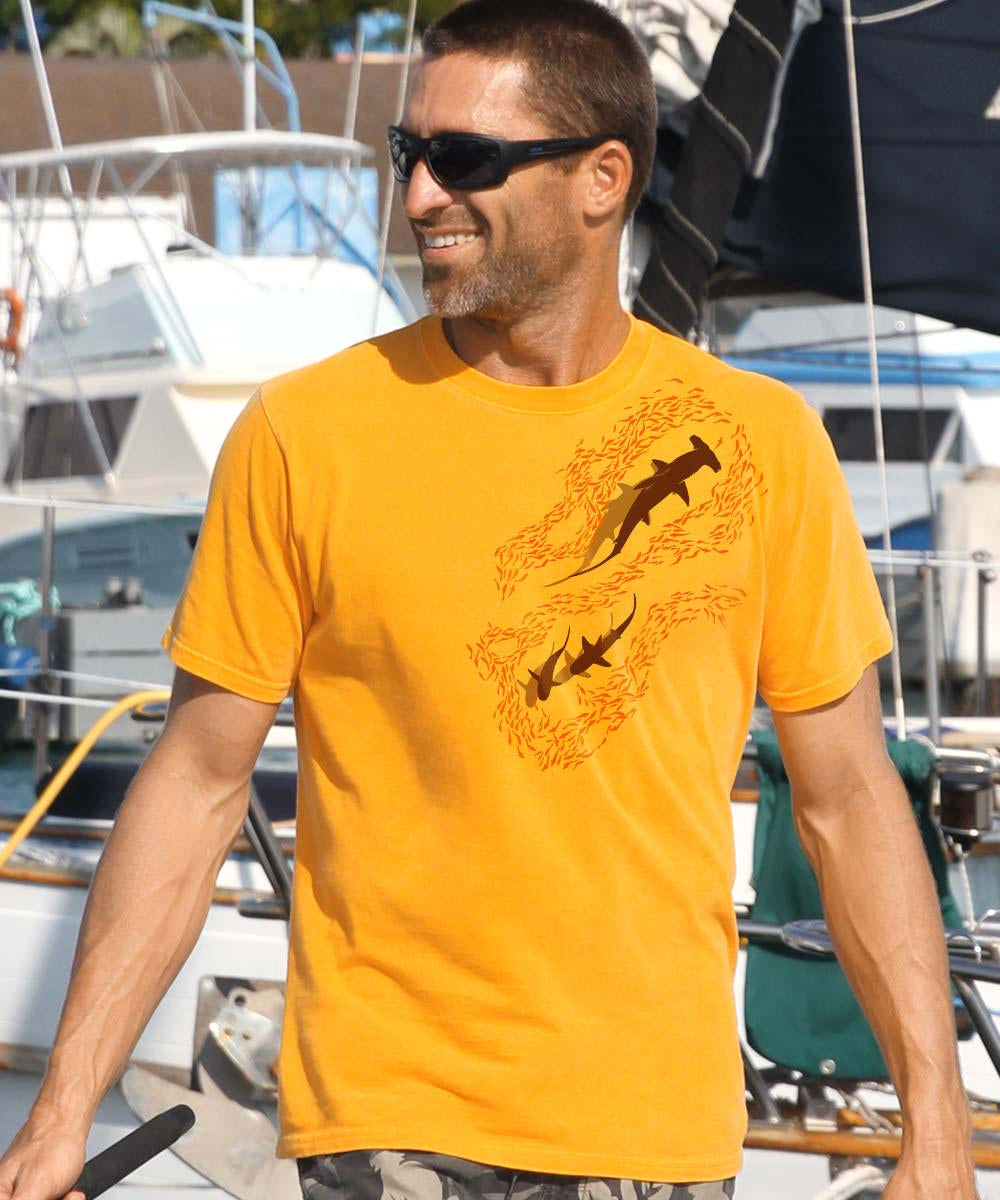 The Chase - Mango Dyed Short Sleeve Crewneck T-Shirt