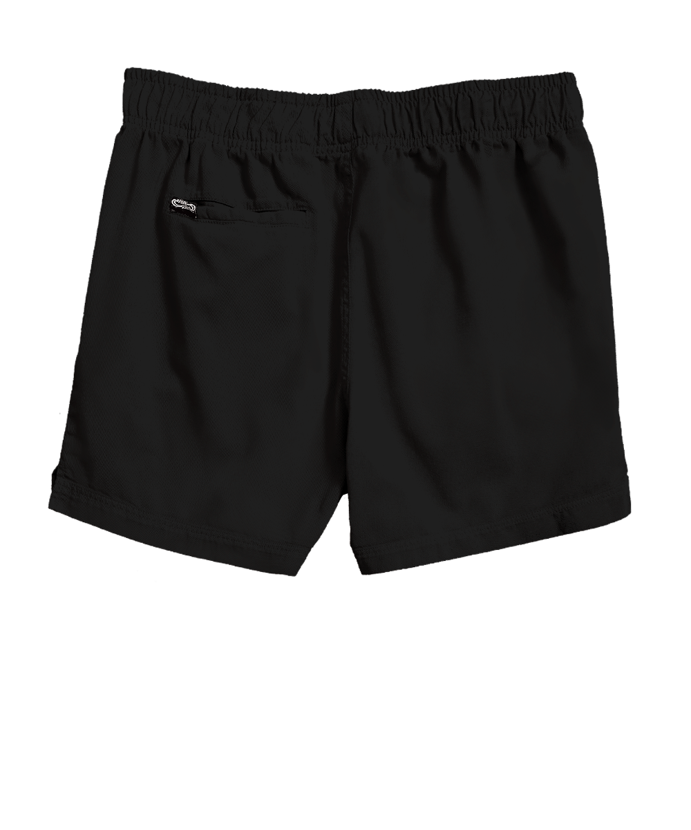 Black Shoreline Twill Shorts