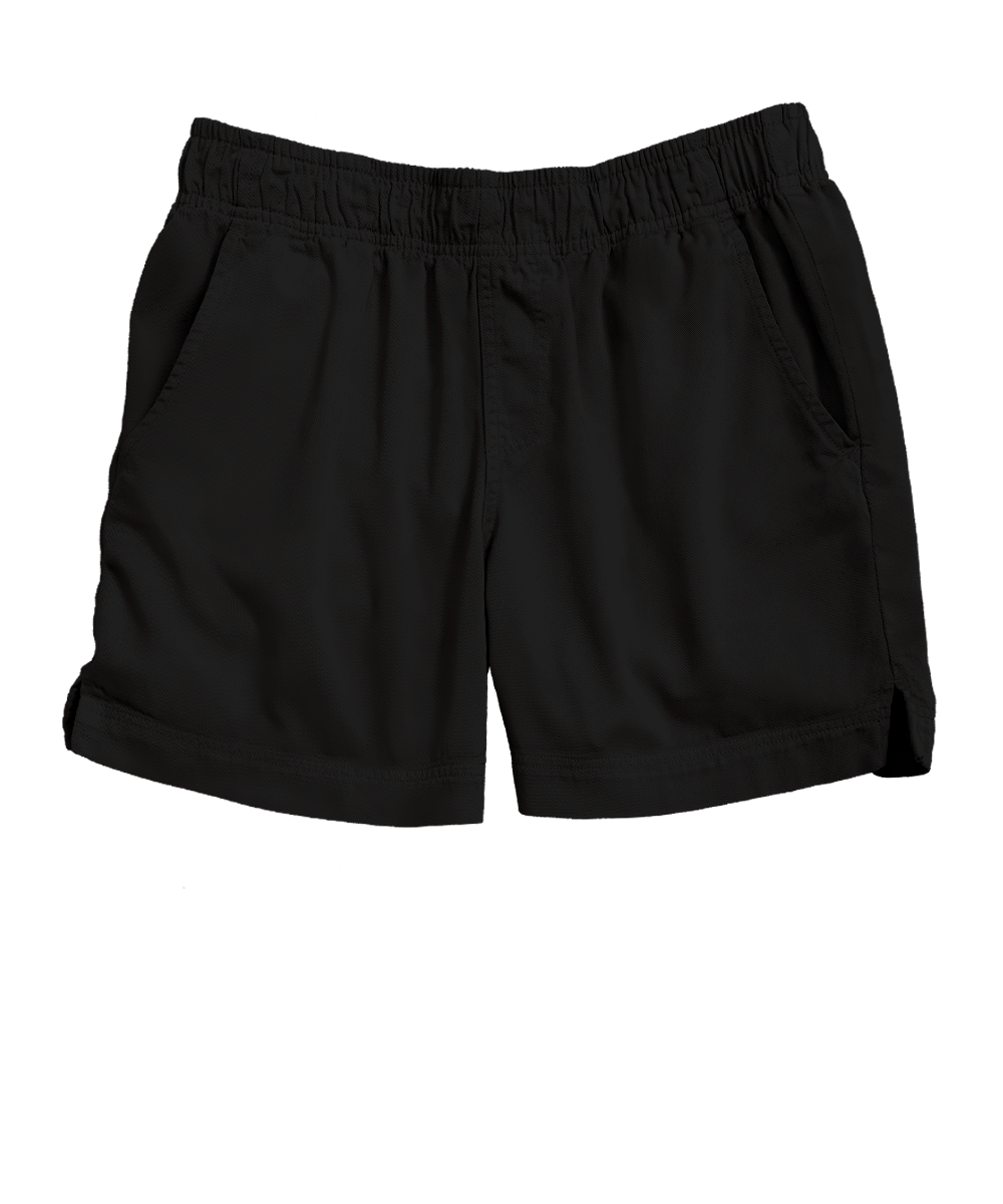 Black Shoreline Twill Shorts