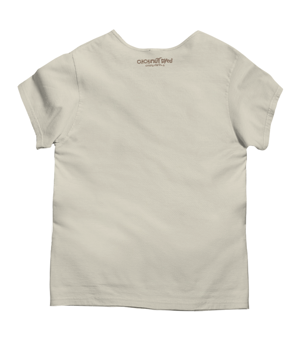 Wyland® Sea Turtle Brushed - Coconut Dyed Short Sleeve Scoop Neck T-Shirt