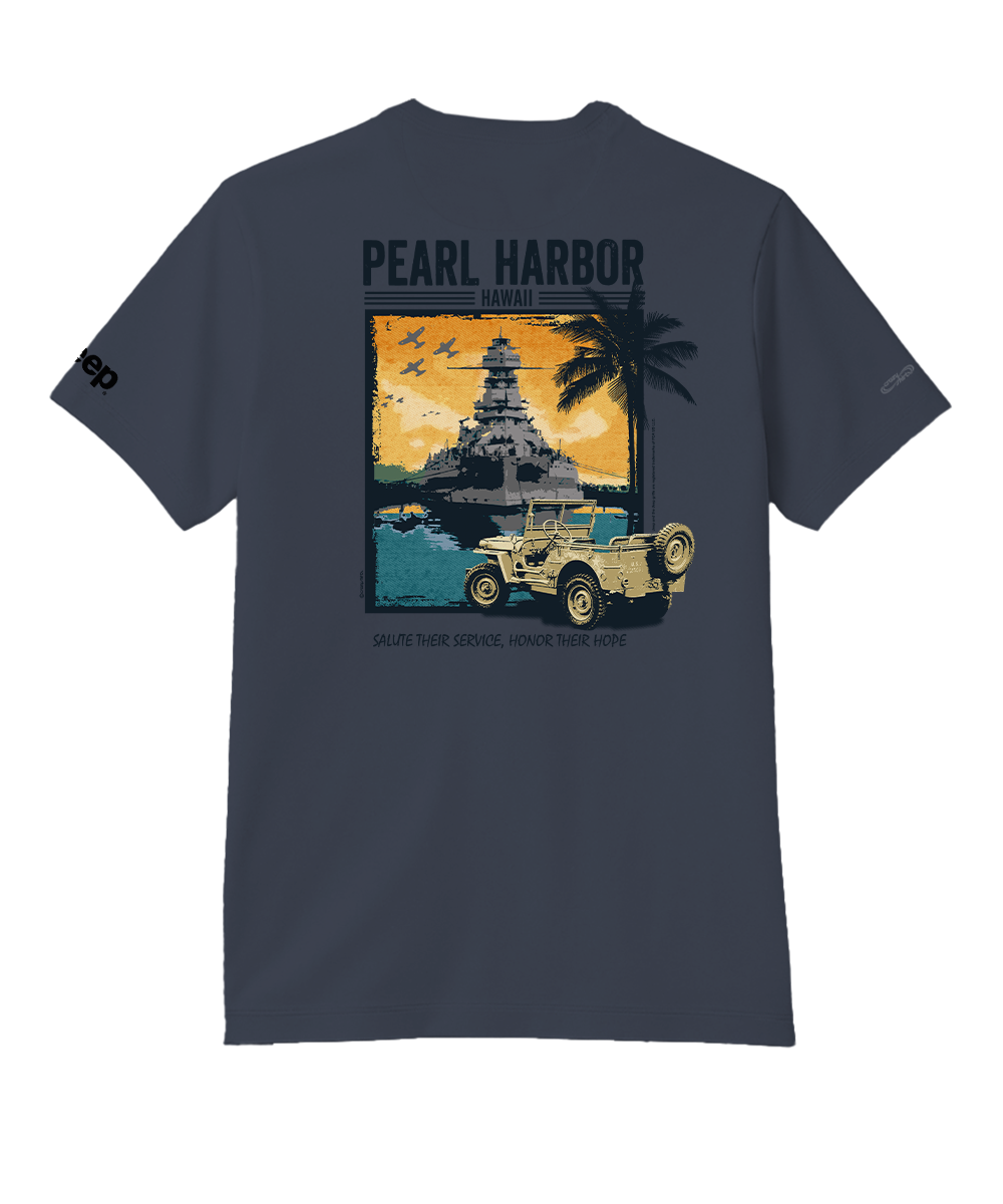 Jeep® Pearl Harbor - Smoke Short Sleeve Pima T-Shirt