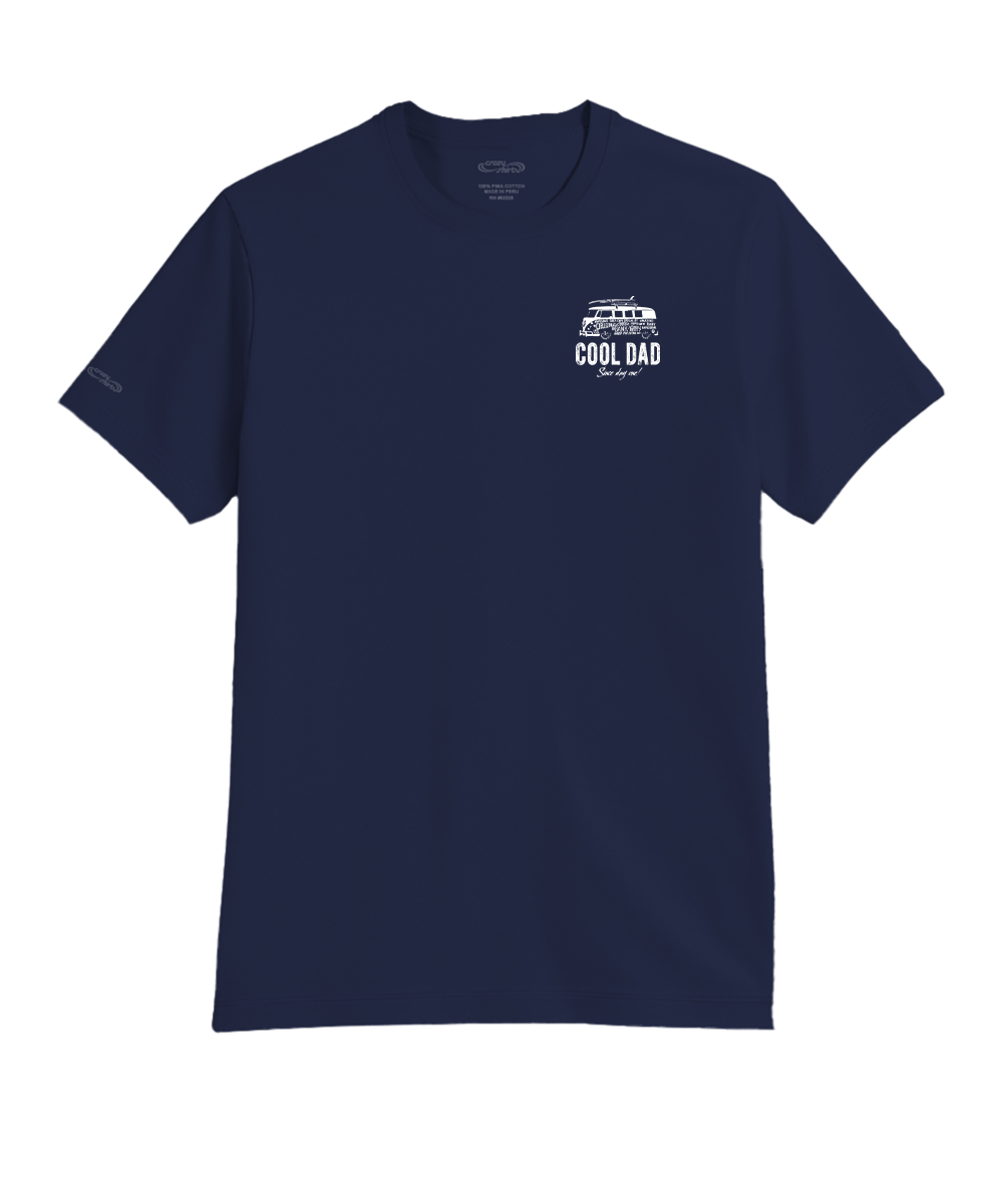 Volkswagen Cool Dad - Indigo Short Sleeve Pima T-Shirt