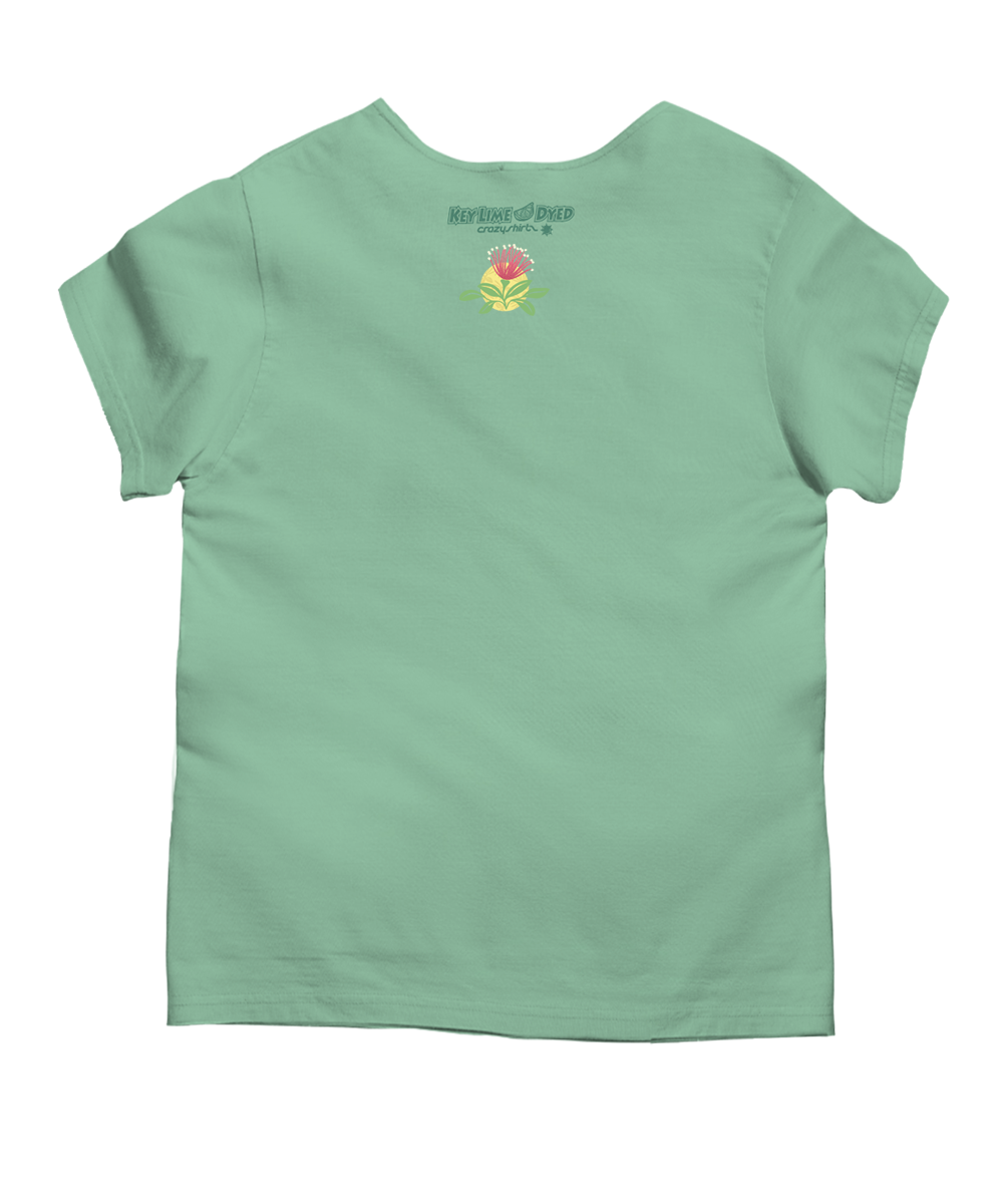 Ohia Lehua Band - Key Lime Dyed Short Sleeve Scoop Neck T-Shirt