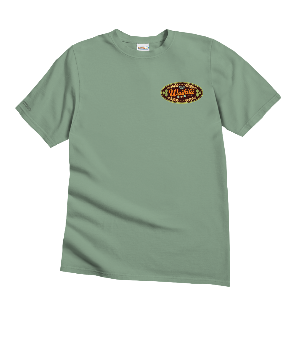 Waikiki Brewing Co - Seaglass Short Sleeve Crewneck T-Shirt