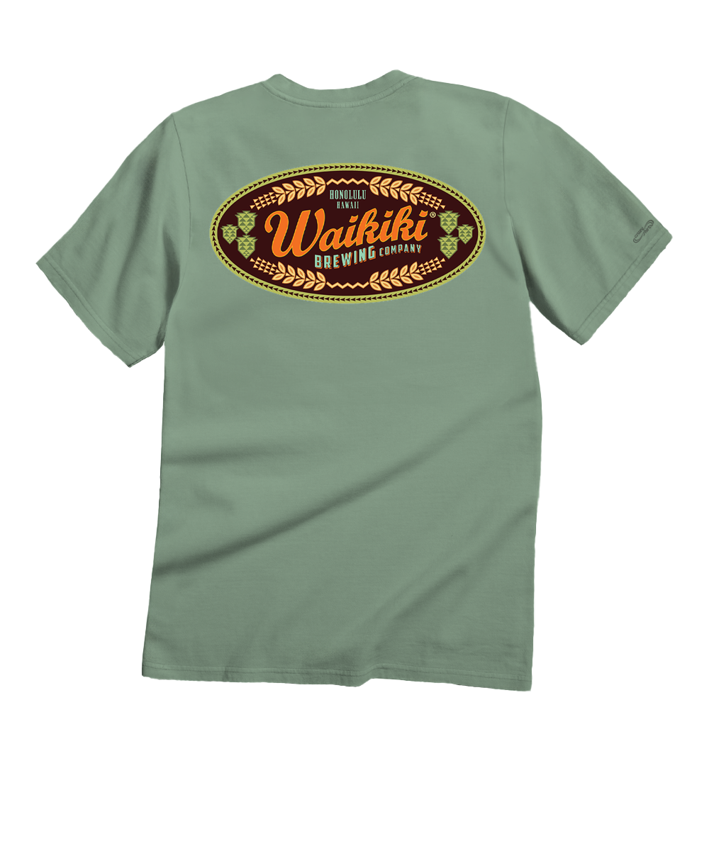 Waikiki Brewing Co - Seaglass Short Sleeve Crewneck T-Shirt