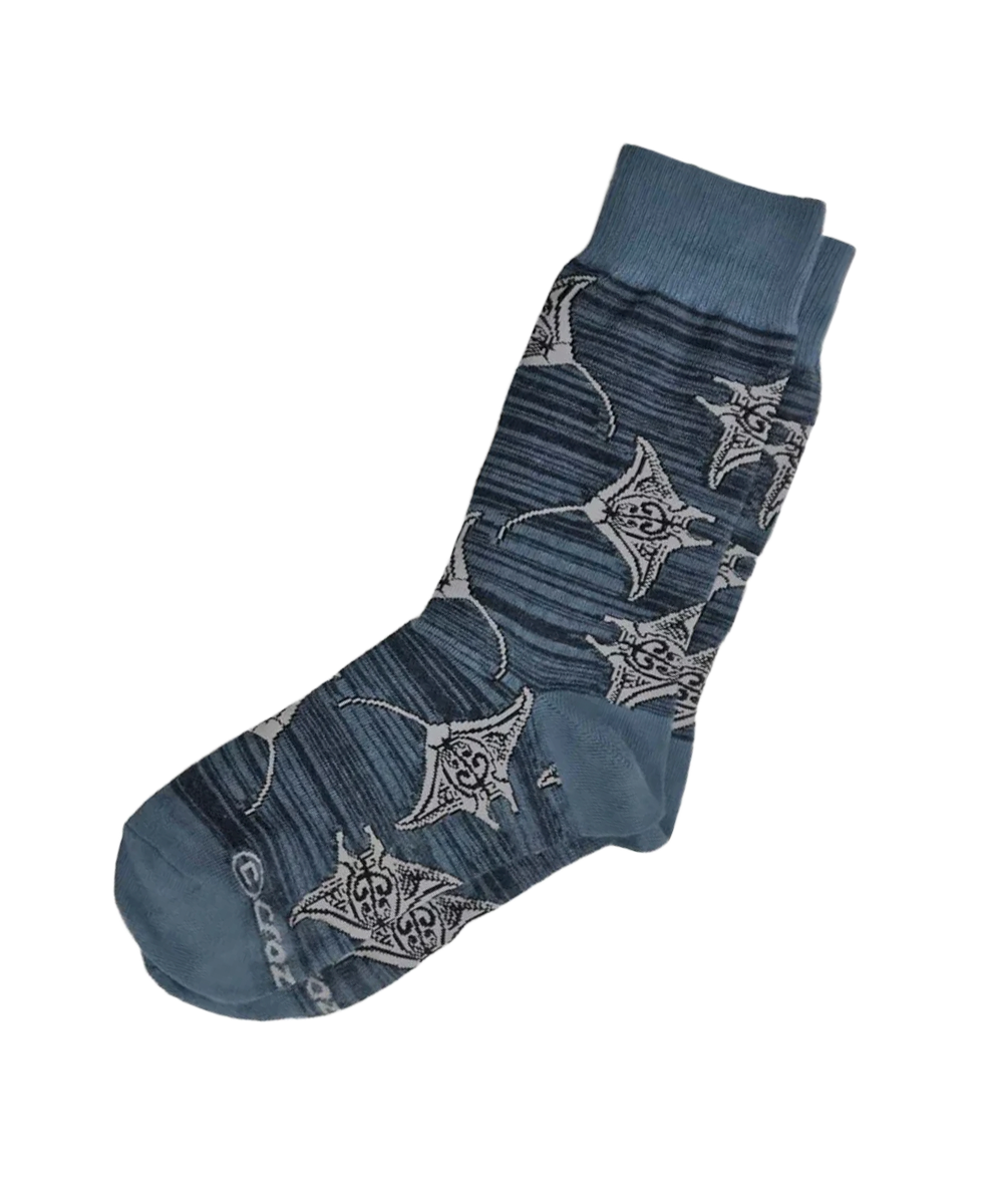 Cruzing Manta Mano - Graphic Cotton Crew Socks
