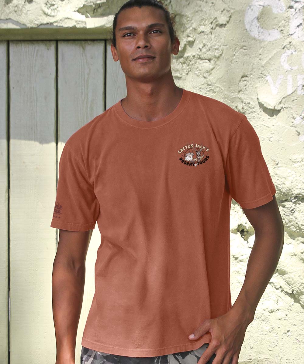 Cactus Jacks Death Valley - Chile Dyed Short Sleeve Crewneck T-Shirt