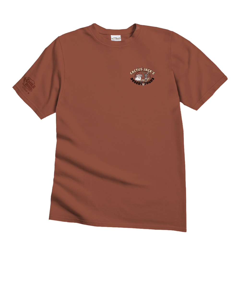 Cactus Jacks Death Valley - Chile Dyed Short Sleeve Crewneck T-Shirt
