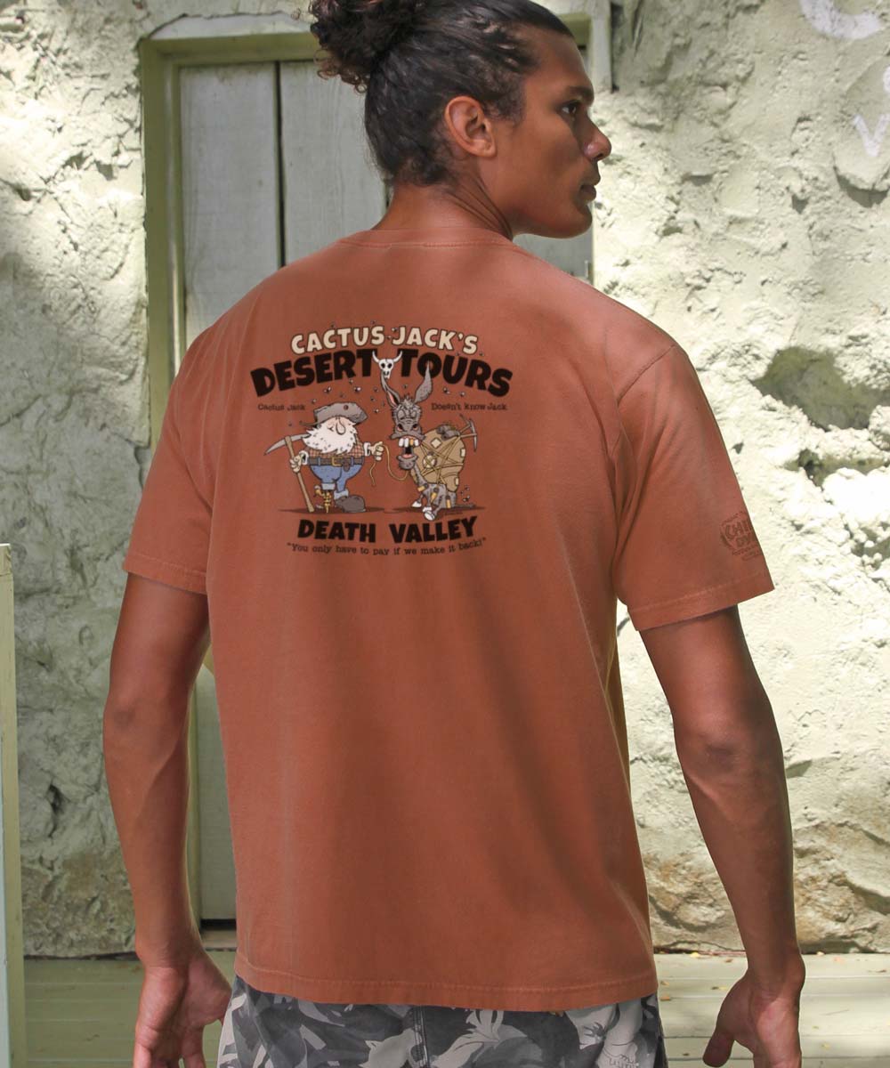 Cactus Jacks Death Valley - Chile Dyed Short Sleeve Crewneck T-Shirt