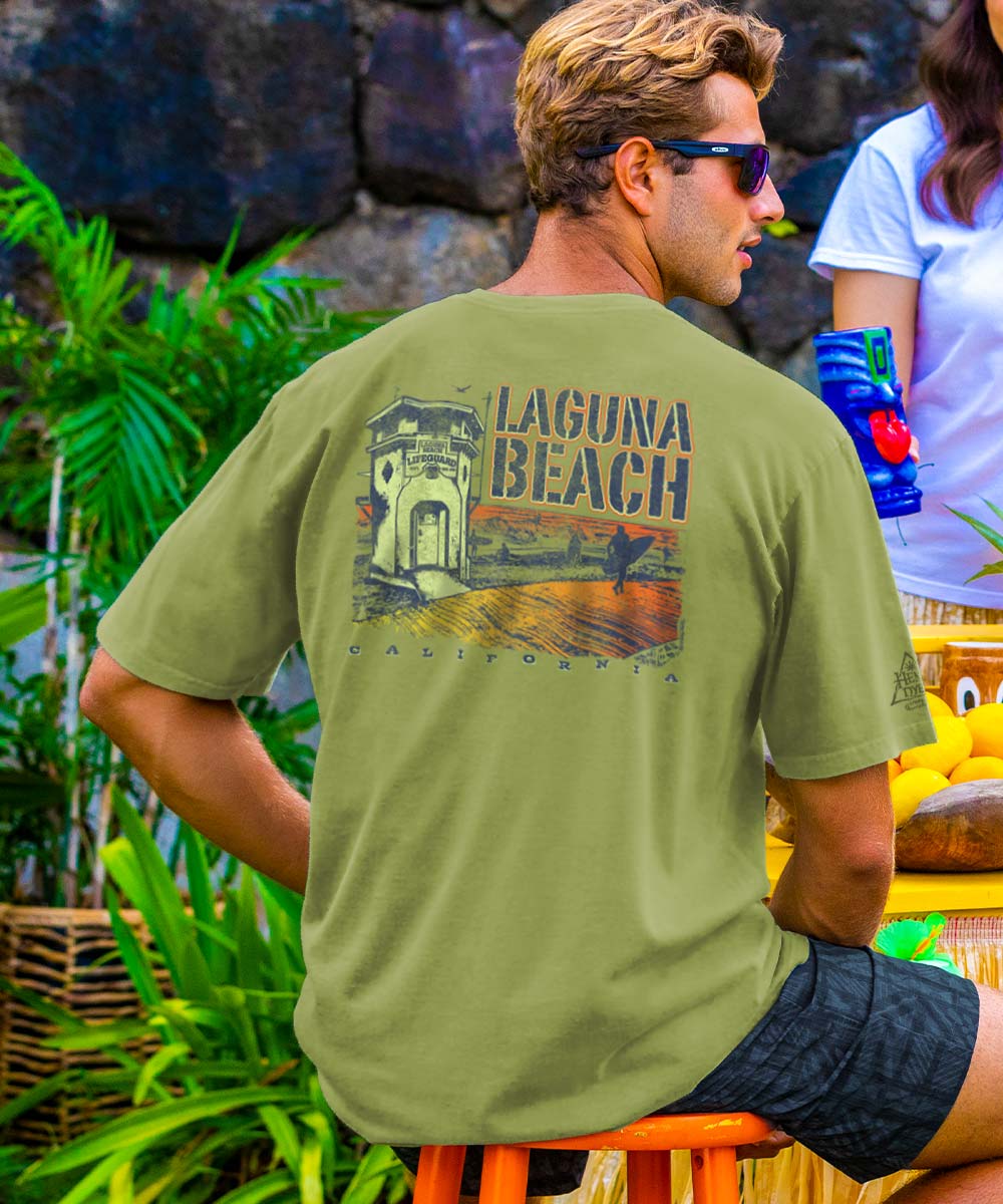 Laguna Beach - Hemp Dyed Short Sleeve Crewneck T-Shirt