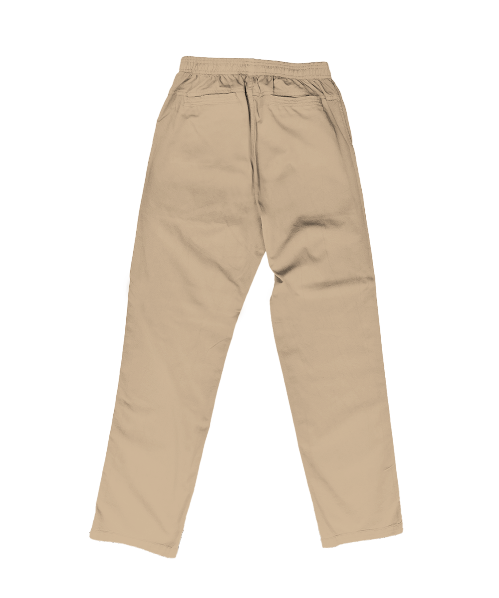 Beige pants on a white background View 4