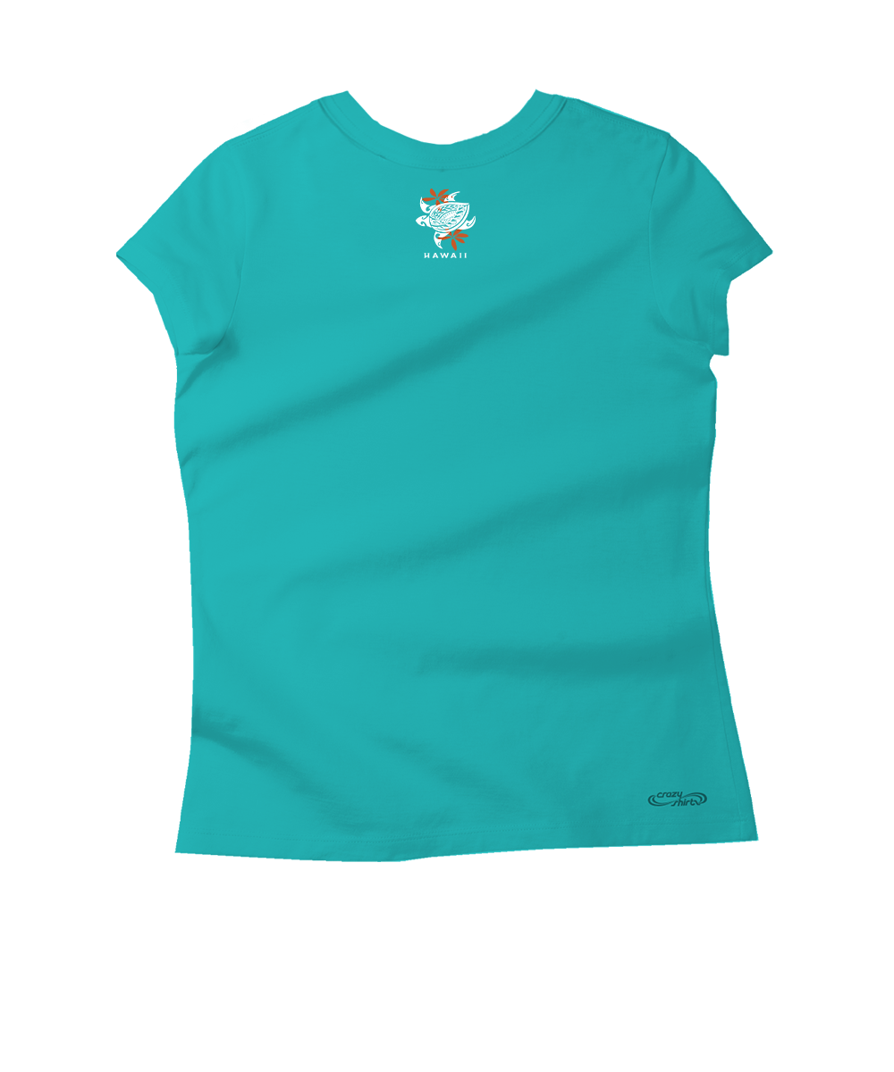 Retro Honu Puas - Ocean Short Sleeve Pima T-Shirt