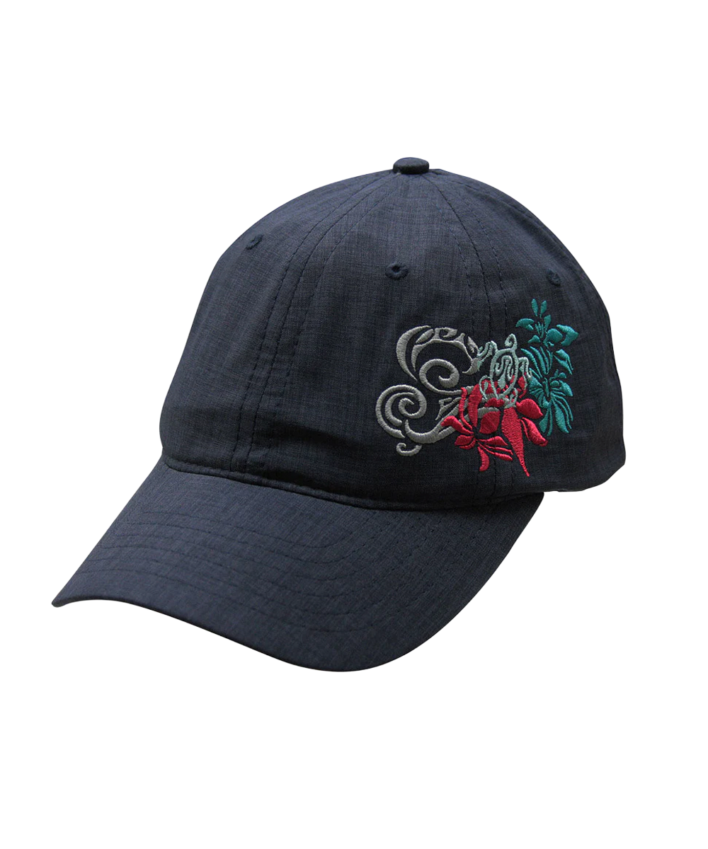 Tribal Pua Honu - Navy Polyester Hat