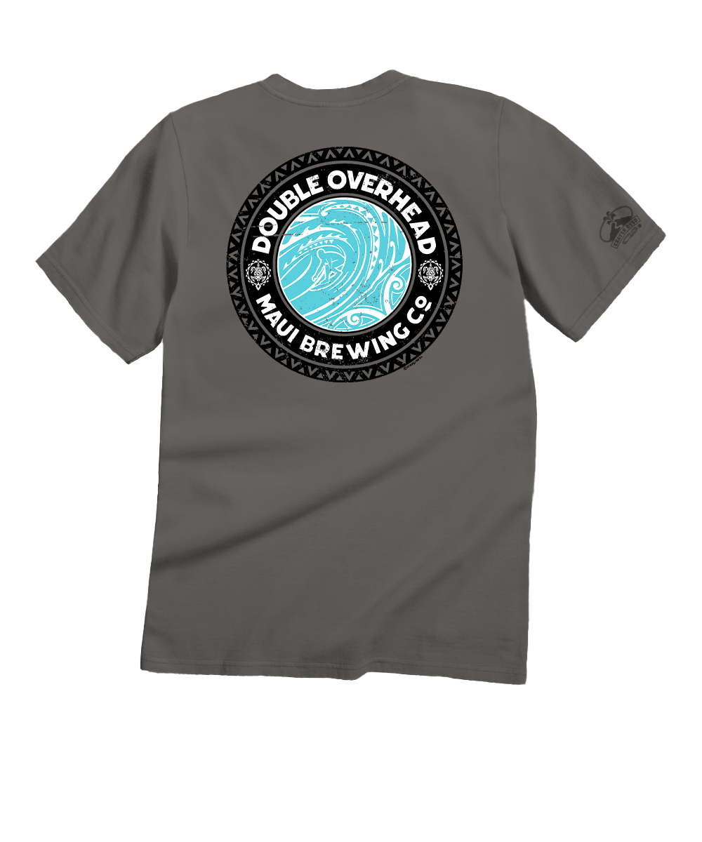 Maui Brewing Co. Double Overhead - Crater Dyed® Short Sleeve Crewneck T-Shirt