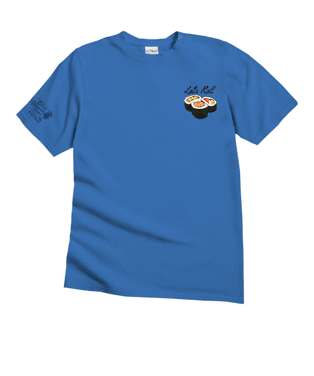 Miso Happy - Blue Hawaii Dyed Short Sleeve Crewneck T-Shirt