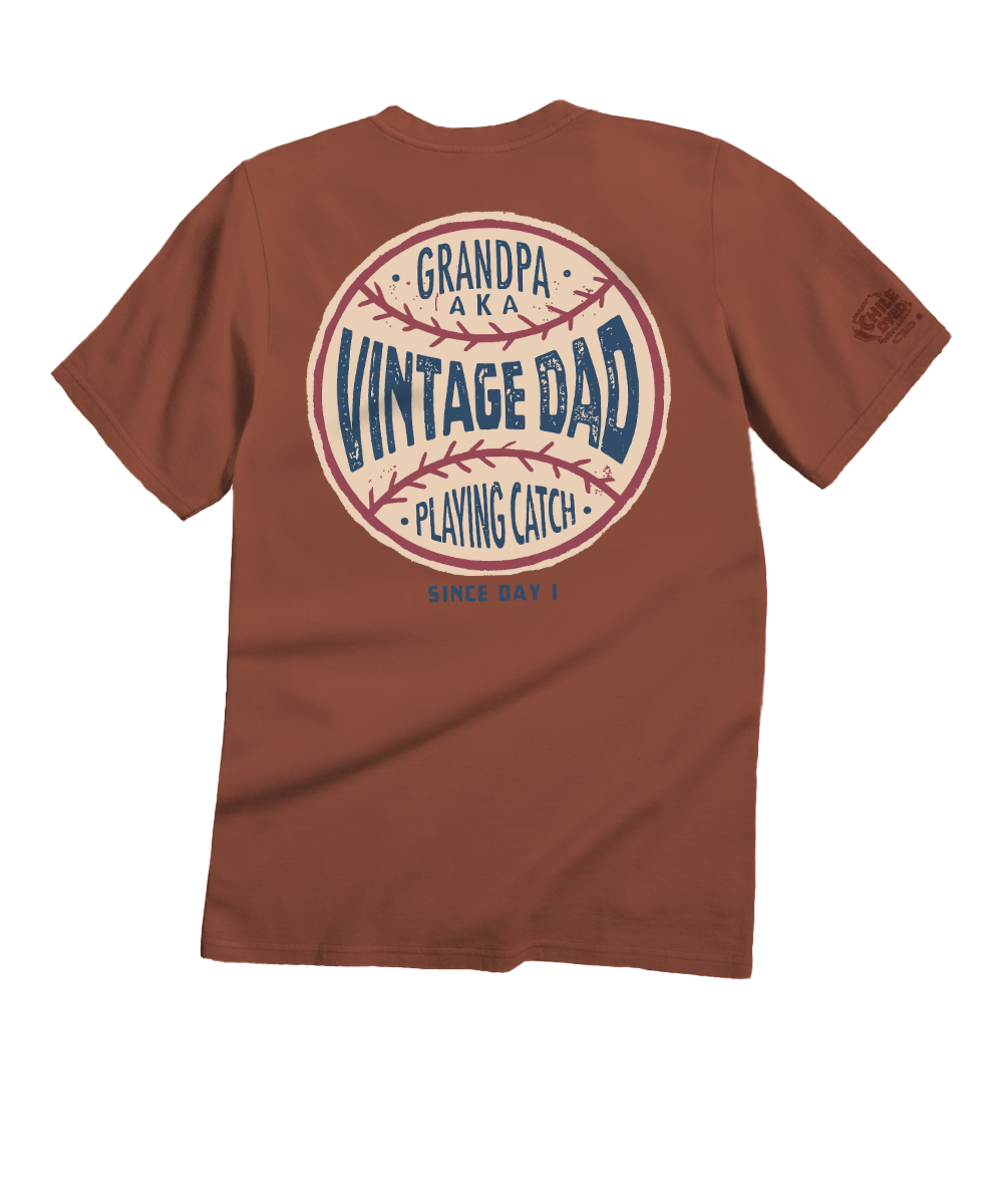 Vintage Dad T-Shirt | Men's Chile Short-Sleeve Dyed Crewneck