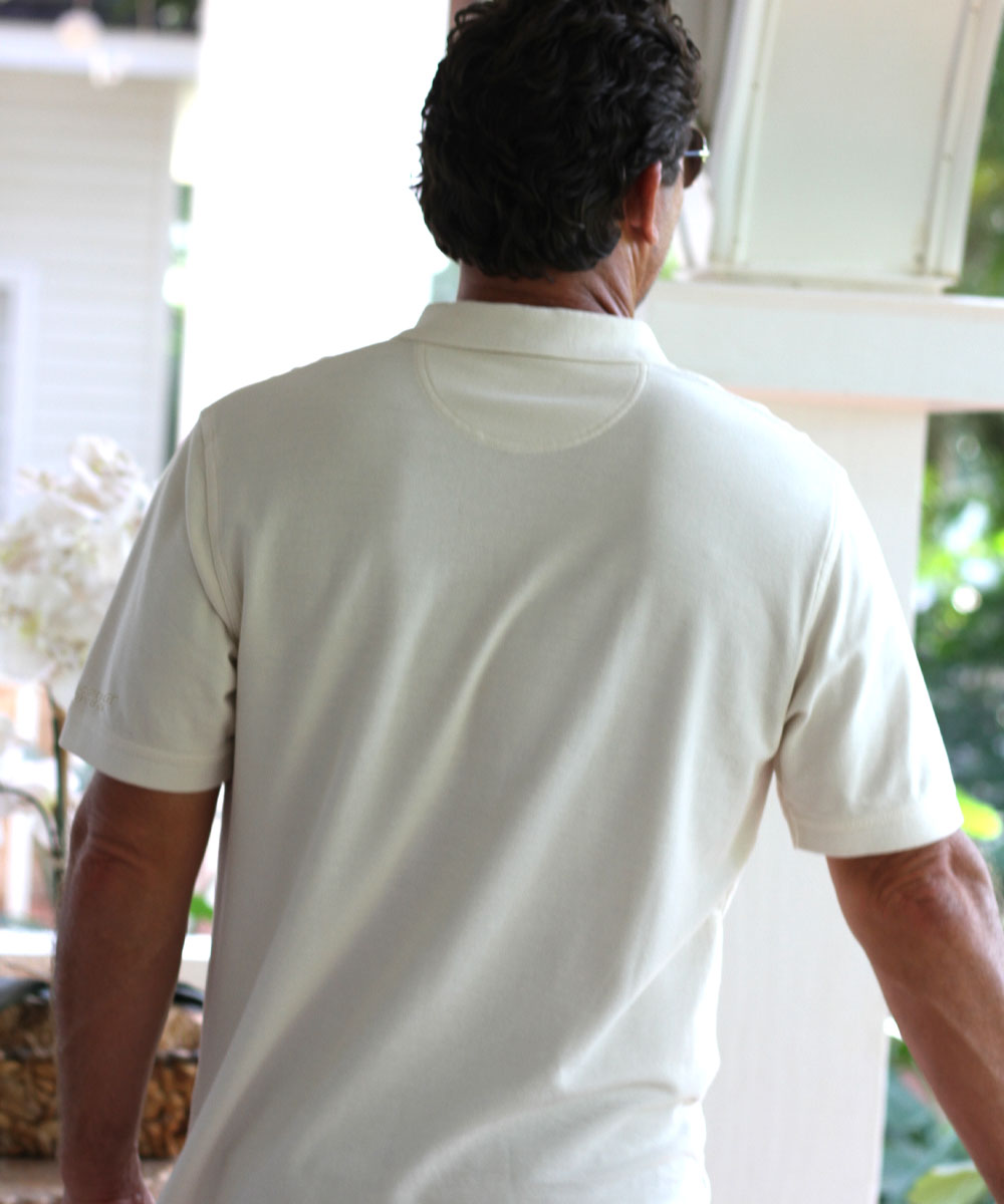 Wai Honu - Coconut Dyed Short Sleeve Oceanfront Polo Shirt