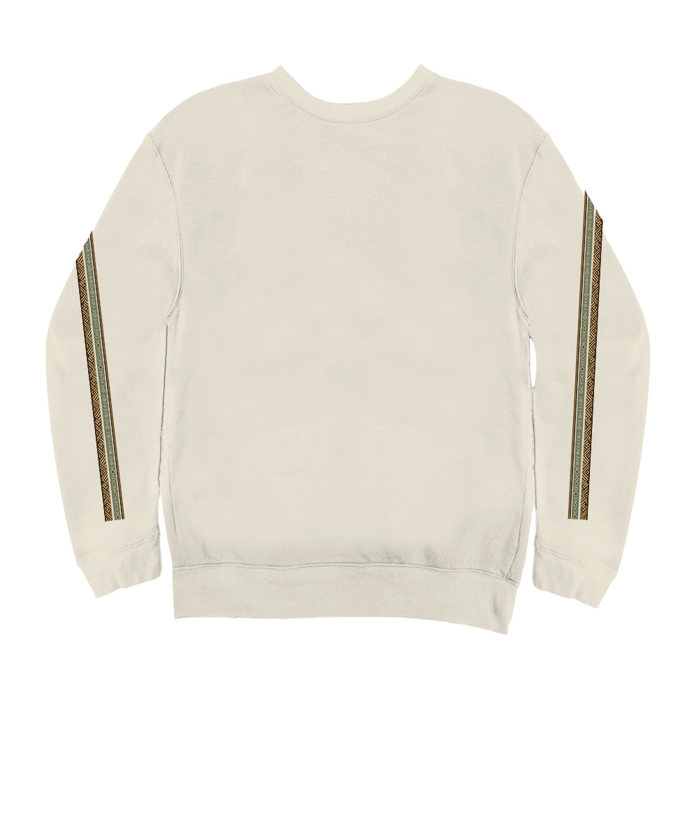 Woody Wagon Band - Coconut Dyed Long Sleeve Sweatshirt