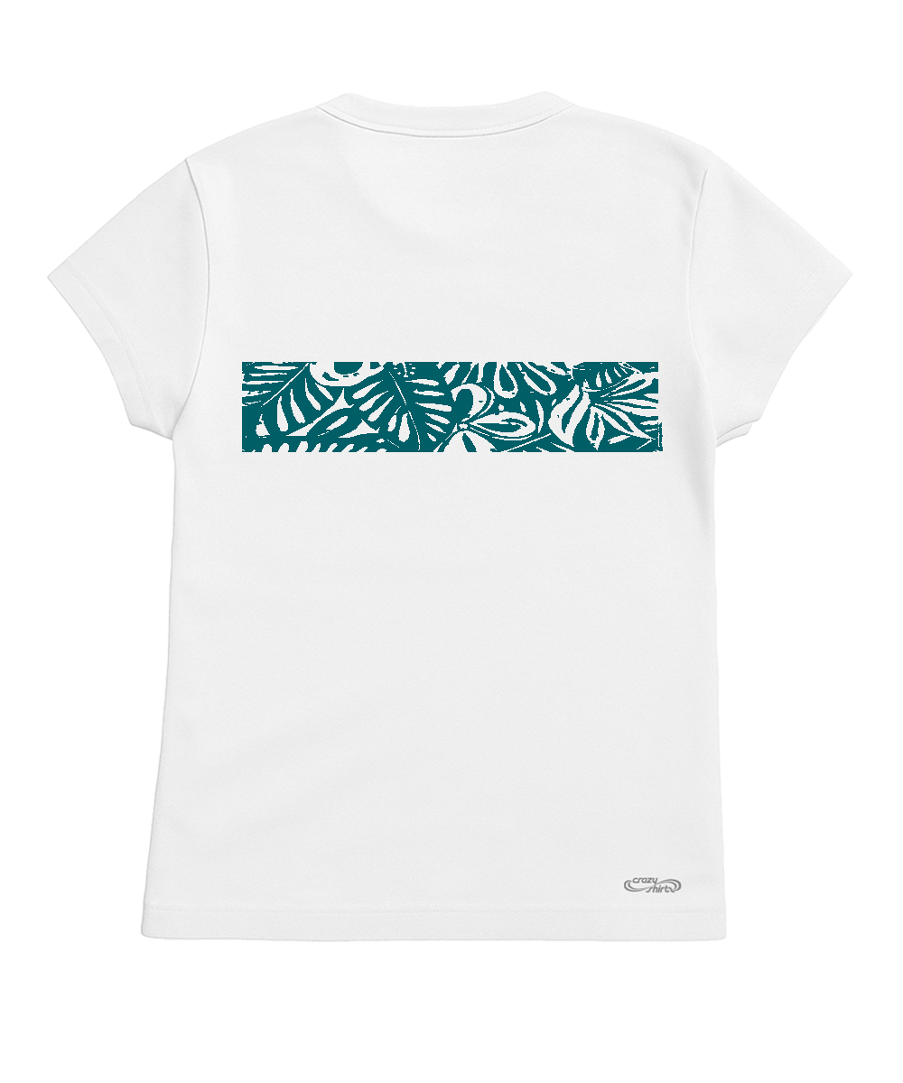 white t shirt with graphic across the front View 4