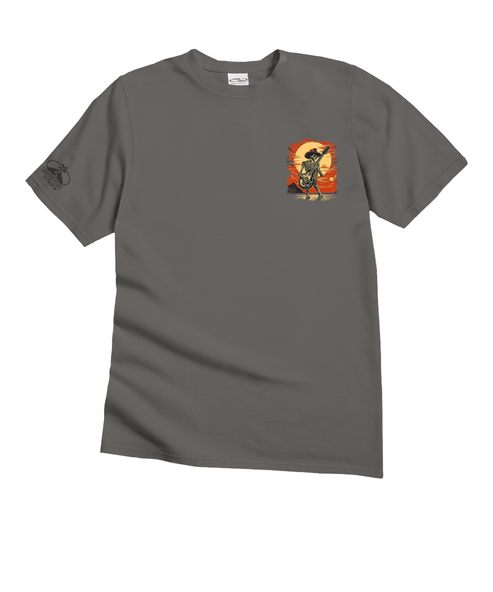 Grateful Dead Concert Poster - Crater Dyed® Short Sleeve Crewneck T-Shirt