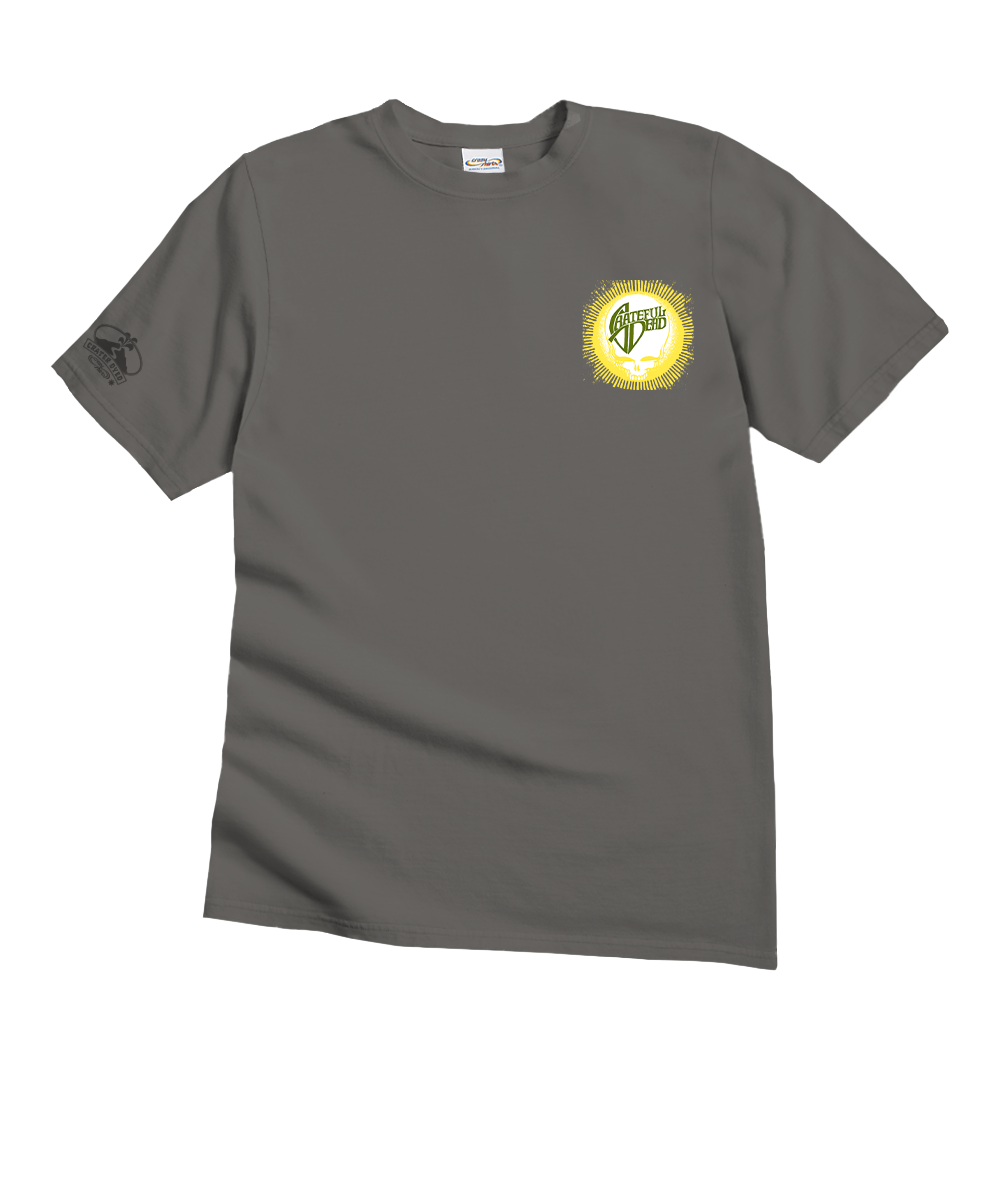 Grey t shirt on white background View 4