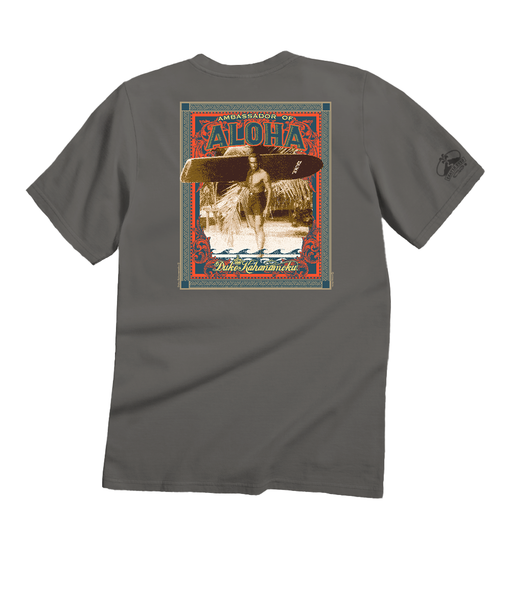 Duke Kahanamoku Aloha - Crater Dyed® Short Sleeve Crewneck T-Shirt