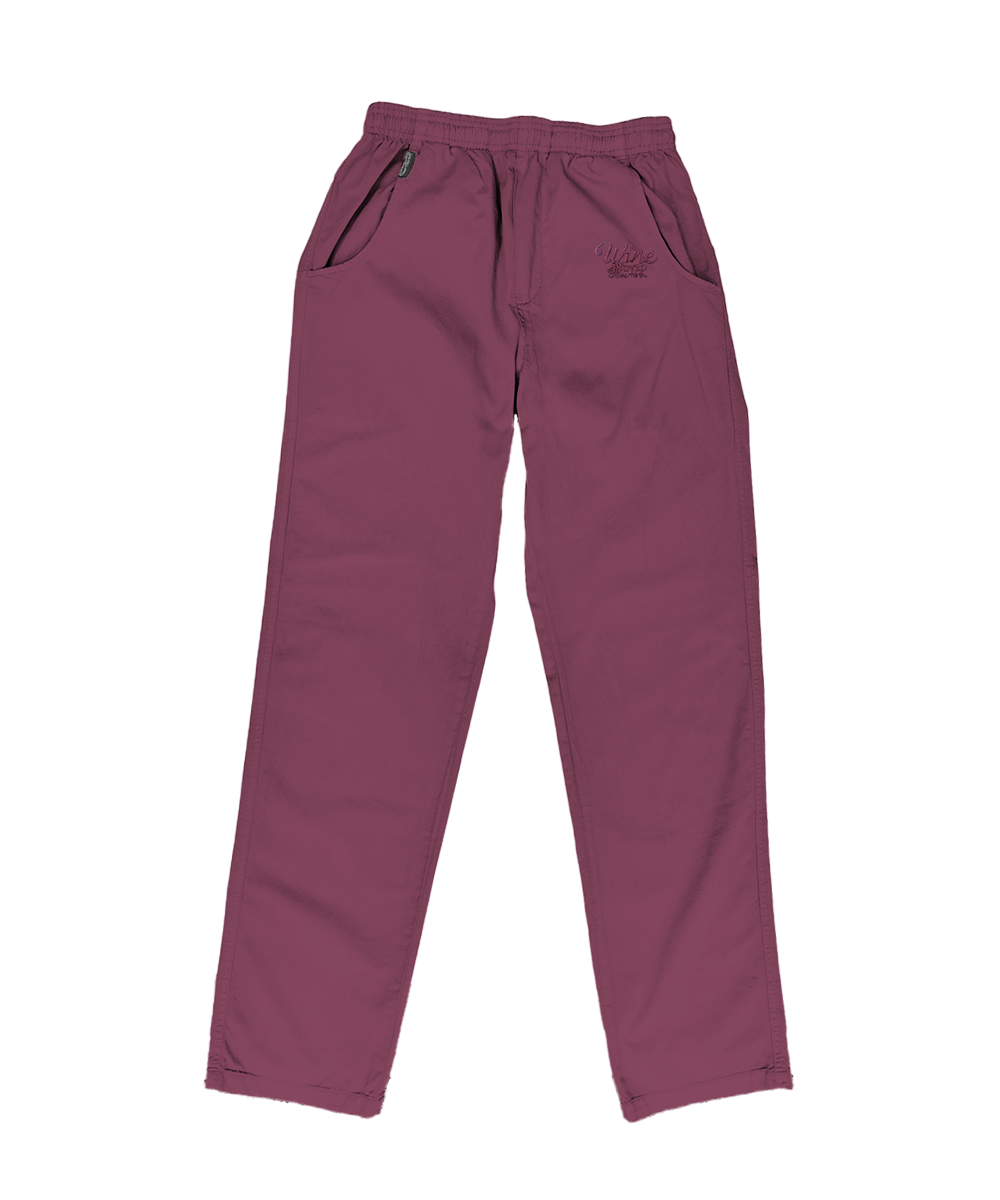 Maroon pants on a white background View 21