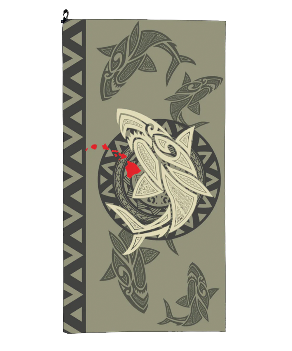 Notebook with fish design on a beige background View 1