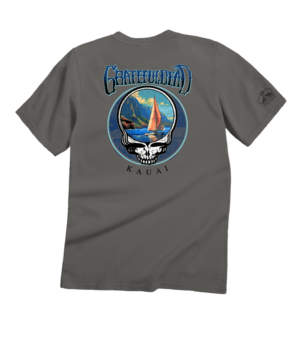 Grateful Dead Island Sail - Crater Dyed® Short Sleeve Crewneck T-Shirt