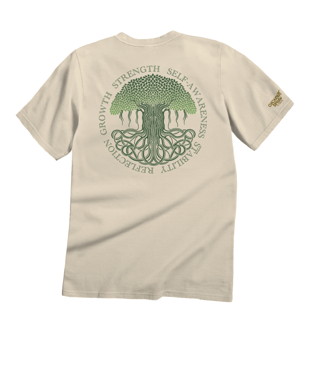 Banyan Tree - Coconut Dyed Short Sleeve Crewneck T-Shirt
