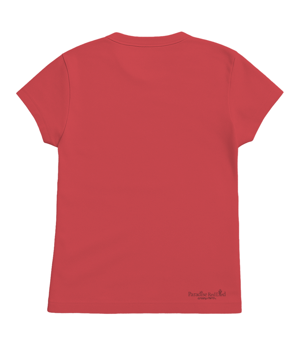 red t shirt on white background View 4